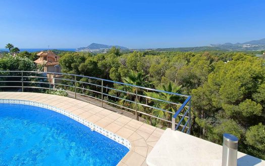 Villa in Altea Spanje met mooie zee-en bergzichten